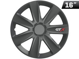 Kołpaki GTX carbon graphite 16", 4 szt.