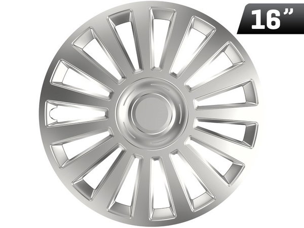 Kołpaki Luxury silver 16", 4 szt.