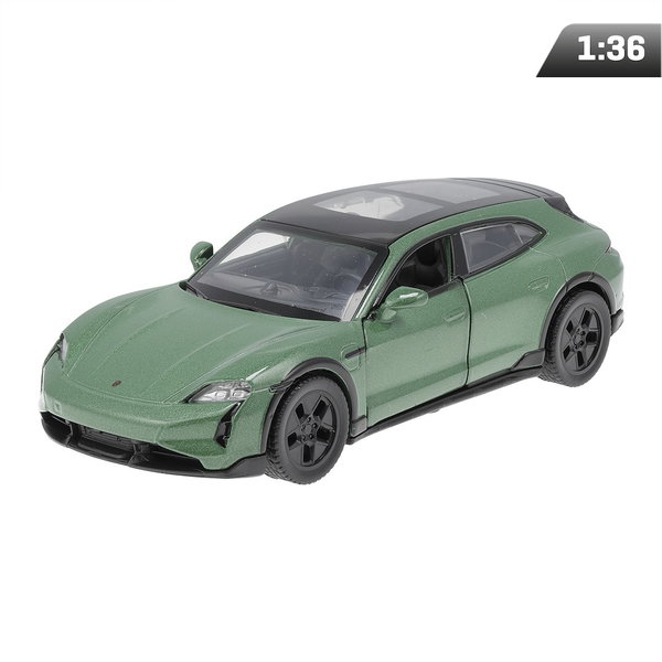 Model 1:36, MSZ, porsche Taycan turbo S Cross Turismo, zielony