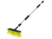 Szczotka przepływowa 25 cm / 10" z teleskopowym kijem 95 - 165 cm z zaworem