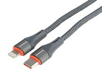 WAYME Kabel do ładowania i synchronizacji, w oplocie z mikrofibry, 100 cm