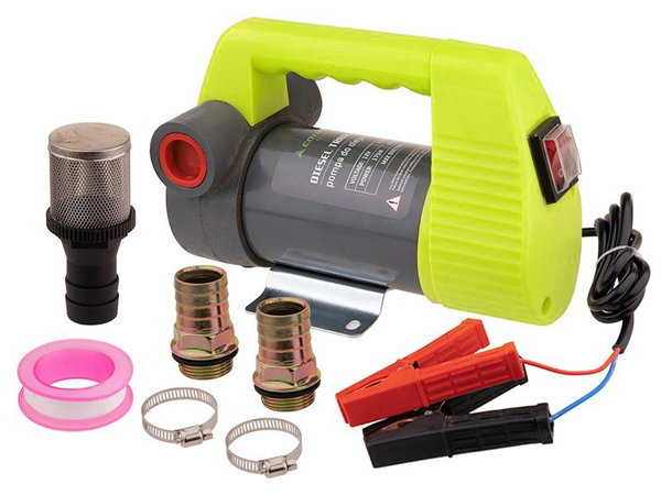 Pompa do oleju napędowego, 12V 175W z króćcami i filtrem