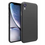 etui iPhone XR plecki czarny mat