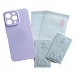 etui iPhone 13 Pro plecki szkiełko Light Purple jasna lawenda