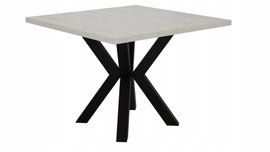 STÓŁ ROZKŁADANY noga METAL salon KUCHNIA 110cm+2x50cm
