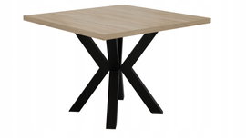 STÓŁ ROZKŁADANY noga METAL salon KUCHNIA 90cm+2x50cm