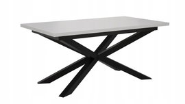 STÓŁ PROSTOKĄTNY ROZKŁADANY METAL LOFT salon pokój JADALNIA 140x90+2x40cm