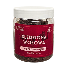 Liofilizowana śledziona wołowa 70g dla psa i kota - zdrowy przysmak