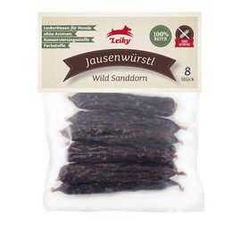 Kiełbaski z dziczyzną Leiky 8 sztuk - naturalna przekąska dla psów