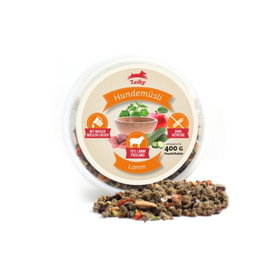 Musli z jagnięciną i warzywami dla psa | próbka100g | dieta suchy BARF | Leiky