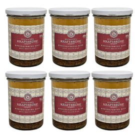 6x Bulion wołowy z warzywami gotowany na kościach dla psa 400ml