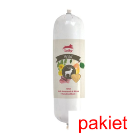 6x Dziczyzna z amarantusem i mniszkiem lekarskim 700g Karma dla psa