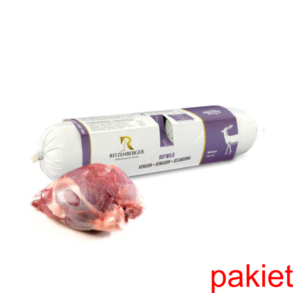 6 x Jeleń z jagodami leśnymi 2x400g monobialkowa karma dla psa