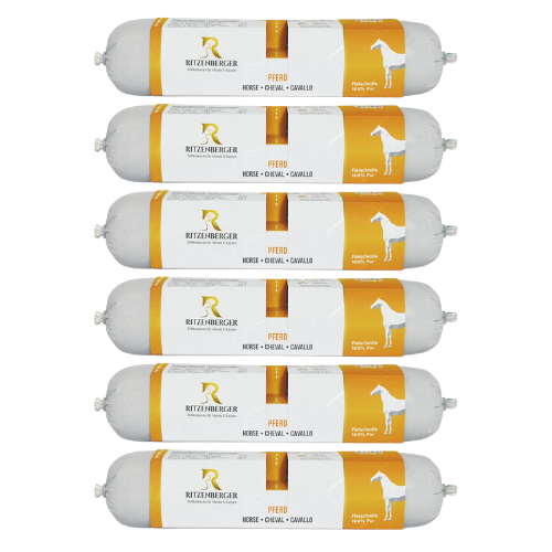 6 x Konina (2x400g czyste mięso karma mokra dla psa i kota 