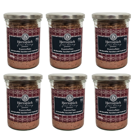6 x królik z warzywami 380g karma dla psa niskotłuszczowa przy chorej trzustce