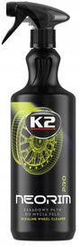 K2 NEORIM PRO 1L preparat do czyszczenia felg i opon, płyn do mycia,neonowy