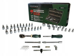 Klucze Rockforce 1/4" 46 elementów