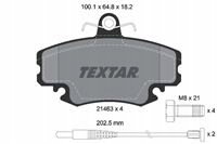 Textar 2146304 KLOCKI HAMULCOWE PRZÓD P305 GT 82-