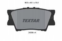 Textar 2433801 KLOCKI HAMULCOWE TYŁ RAV 4 06-