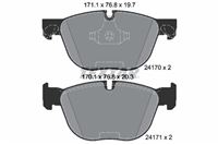Textar 2417001 KLOCKI HAM PRZÓD BMW X5 3.0D 07-