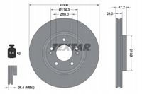 Textar 92166503 TARCZE HAM PRZÓD SPORTAGE 10- PRO