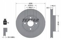 Textar 92164203 TARCZE HAM PRZÓD YARIS 1.0-1.3 06-