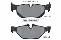 Textar 2392701 KLOCKI HAM TYŁ BMW 1 E87 120D,130I