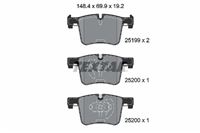 TEX2519901 KLOCKI HAM. BMW PRZÓD F25 X3 10-/F30 32