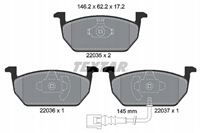 Textar 2203501 KLOCKI HAM PRZÓD LEON 1.2TSI 12-