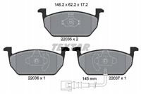 Textar 2203501 KLOCKI HAM PRZÓD LEON 1.2TSI 12-