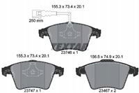 TEXTAR 2374602 KLOCKI HAMULCOWE PRZÓD T5 03-