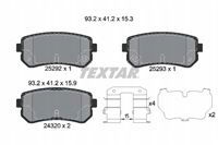 Textar 2529201 KLOCKI HAMULCOWE TYŁ SPORTAGE 10-