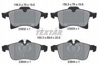 Textar 2383201 KLOCKI HAM PRZÓD ASTRA H 1.4-2.0 04