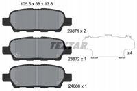 Textar 2387101 KLOCKI HAMULCOWE TYŁ X-TRAIL 06/01-