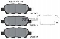 Textar 2387101 KLOCKI HAMULCOWE TYŁ X-TRAIL 06/01-
