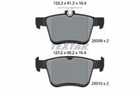 Textar 2500801 KLOCKI HAM TYŁ GOLF VII 1.6TDI 12-