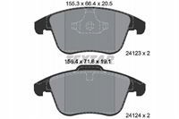 Textar 2412301 KLOCKI HAMULCOWE PRZÓD S-MAX 06-