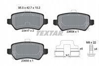 Textar 2341703 KLOCKI HAMULCOWE TYŁ ASTRA 01-