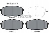 Textar 2396601 KLOCKI HAMULCOWE PRZÓD CEED 06-