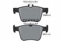 Textar 2500901 KLOCKI HAMTYŁ GOLF VII 2.0GTI 13-