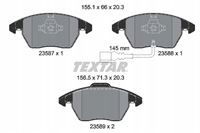 Textar 2358701 klocki hamulcowe PRZÓD AUDI A3 03-