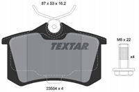 Textar 2355406 Klocki TYŁ AUDI A3,VW BORA,OCTAVIA