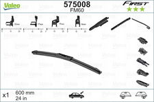 Valeo 575008 pióro wycieraczki