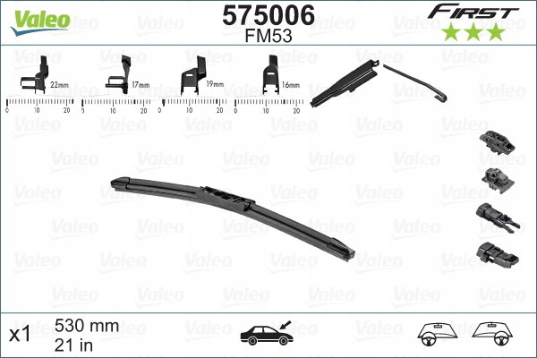 Valeo 575006 pióro wycieraczki