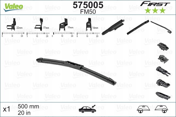 Valeo 575005 Pióro wycieraczki