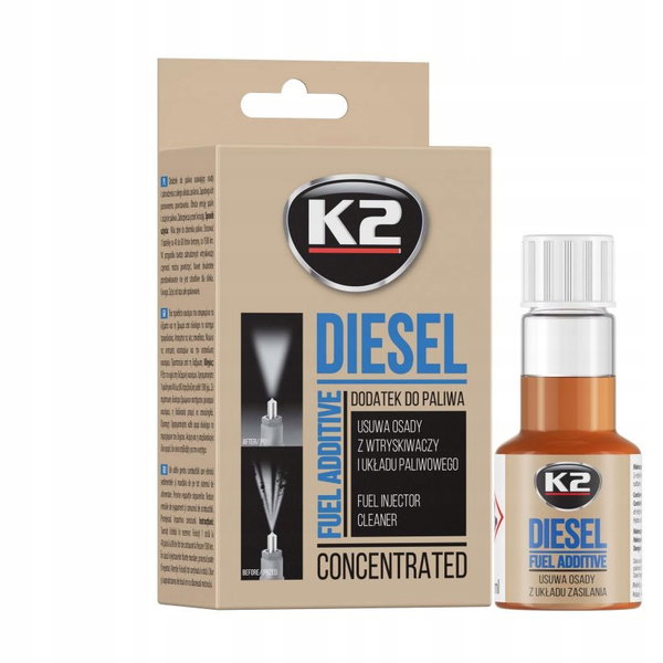 K2-DO CZYSZCZENIA WTRYSKIWACZY DIESEL 50ML
