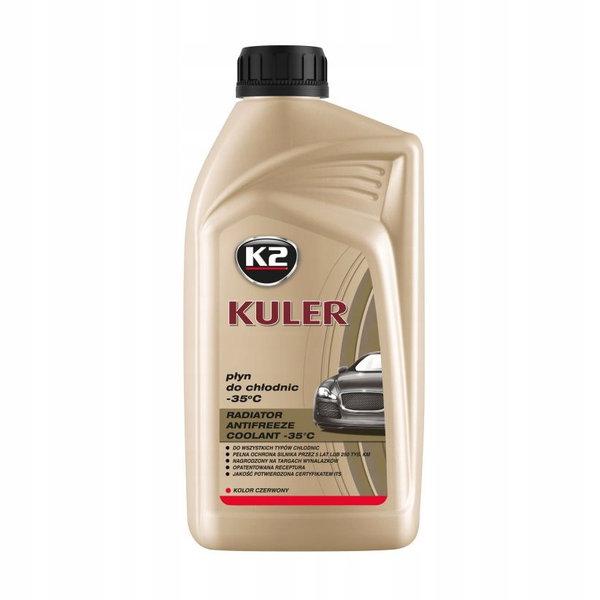 PLYN DO CHLODNIC KULER 1L -35C CZERWONY