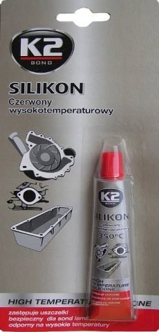 K2-SILIKON CZERWONY 21G 350 ST.