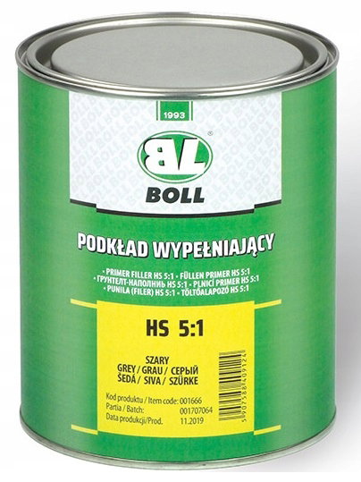 BOLL-PODKLAD WYPELNI.HS 5:1 CZARNY 0,8L