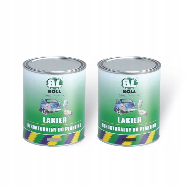 BOLL-LAKIER STRUKTURALNY DO PLASTIKU CZARNY 1L